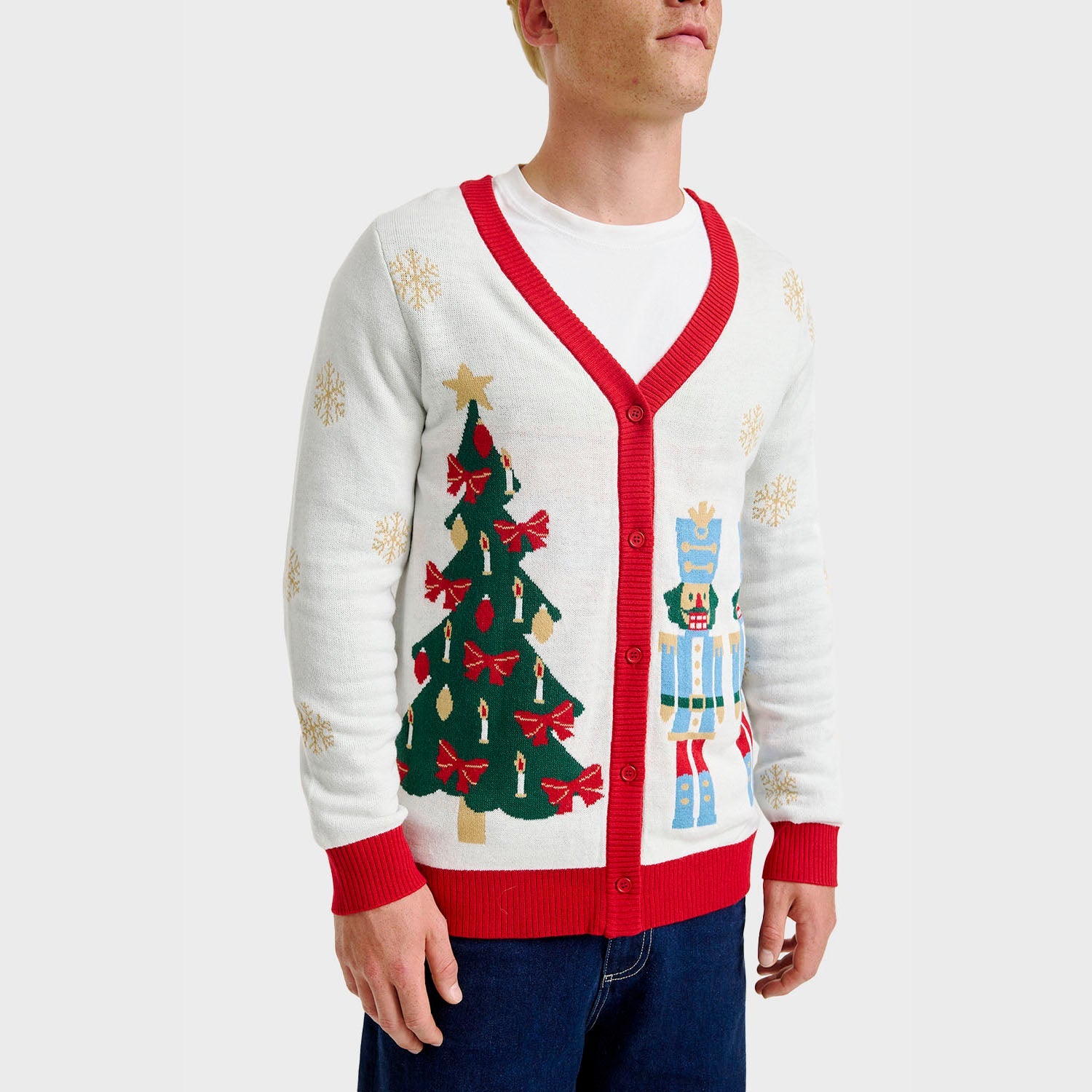 The Nutcracker Christmas Cardigan β Men